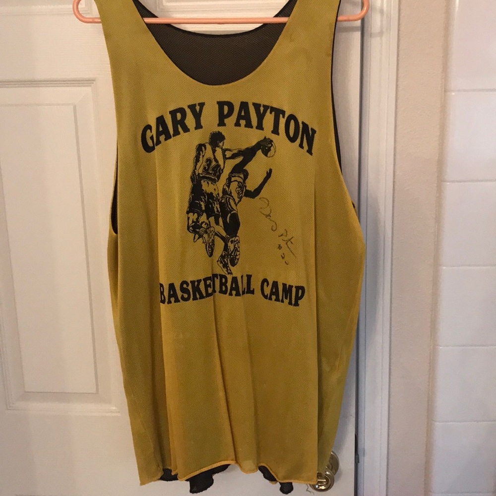 Gary Payton Autograph Jersey
